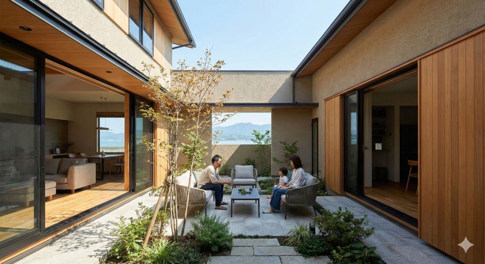 愛媛の注文住宅で中庭を作るメリットと後悔しないための設計ポイントを解説