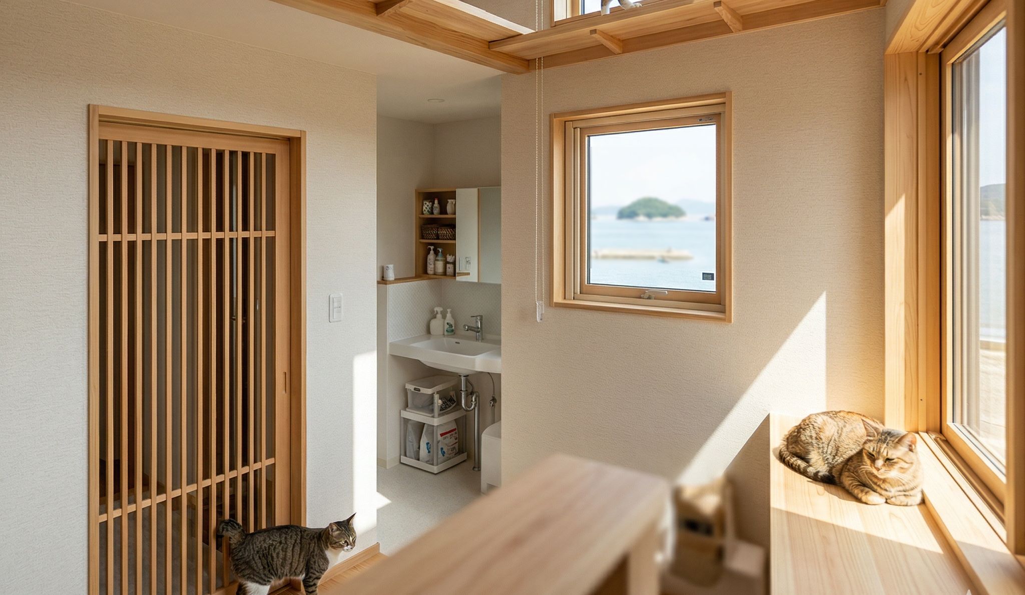 愛媛の注文住宅で猫と暮らす！健康寿命を延ばす高気密設計と間取り事例